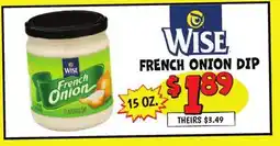 Ollie's WISE FRENCH ONION DIP offer