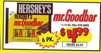 Ollie's HERSHEY'S MR. GOODBAR offer