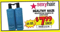 Ollie's SexyHair HEALTHY HAIR offer