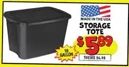 Ollie's STORAGE TOTE offer