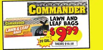 Ollie's LAWN AND LEAF BAGS offer