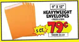 Ollie's HEAVYWEIGHT ENVELOPES offer