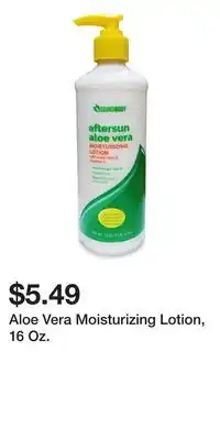 Big Lots Aloe Vera Moisturizing Lotion, 16 Oz offer