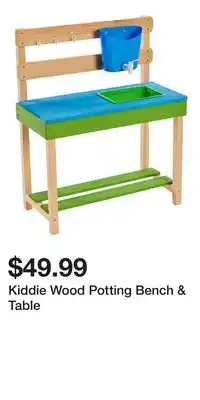 Big Lots Kiddie Wood Potting Bench & Table offer