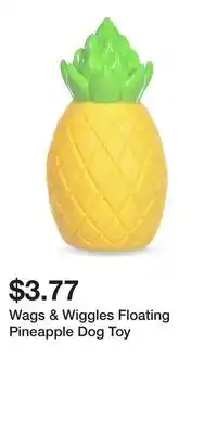 Big Lots Wags & Wiggles Floating Pineapple Dog Toy offer