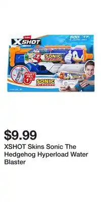 Big Lots XSHOT Skins Sonic The Hedgehog Hyperload Water Blaster offer