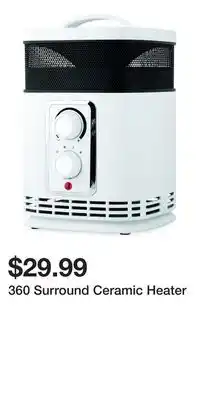 Big Lots 360 Surround Ceramic Heater offer