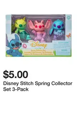 Five Below Disney Stitch Spring Collector Set 3-Pack offer