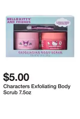 Five Below Characters Exfoliating Body Scrub 7.5oz offer