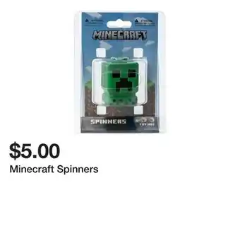 Five Below Minecraft Spinners offer