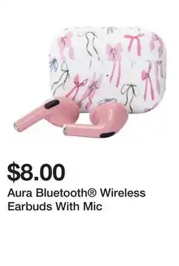 Five Below Aura Bluetooth Wireless Earbuds With Mic offer