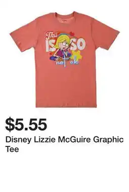 Five Below Disney Lizzie McGuire Graphic Tee offer