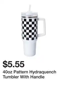 Five Below 40oz Pattern Hydraquench Tumbler With Handle offer