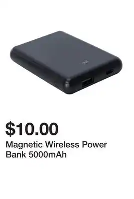 Five Below Magnetic Wireless Power Bank 5000mAh offer