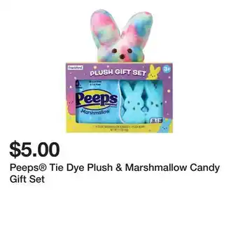 Five Below Peeps Tie Dye Plush & Marshmallow Candy Gift Set offer