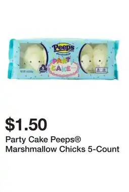 Five Below Party Cake Peeps Marshmallow Chicks 5-Count offer