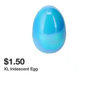 Five Below XL Iridescent Egg offer