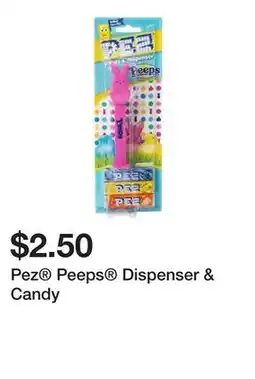 Five Below Pez Peeps Dispenser & Candy offer