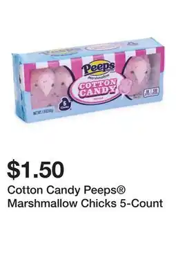 Five Below Cotton Candy Peeps Marshmallow Chicks 5-Count offer