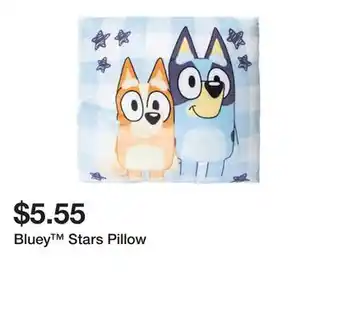 Five Below Bluey Stars Pillow offer