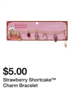 Five Below Strawberry Shortcake Charm Bracelet offer