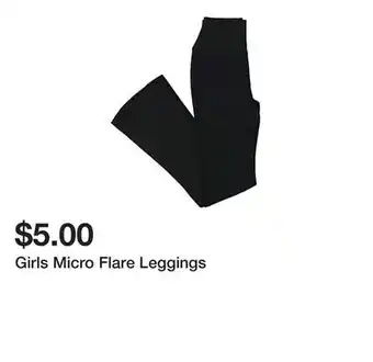 Five Below Girls Micro Flare Leggings offer