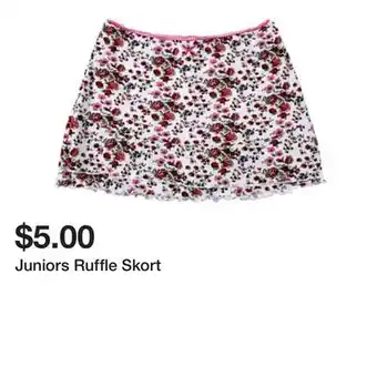 Five Below Juniors Ruffle Skort offer