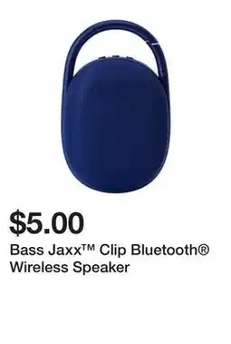 Five Below Bass Jaxx Clip Bluetooth Wireless Speaker offer