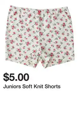 Five Below Juniors Soft Knit Shorts offer