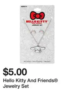 Five Below Hello Kitty And Friends Jewelry Set offer