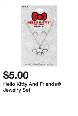 Five Below Hello Kitty And Friends Jewelry Set offer