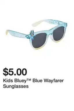 Five Below Kids Bluey Blue Wayfarer Sunglasses offer