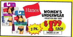 Ollie's WOMEN'S UNDERWEAR offer