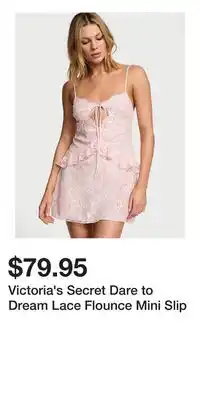 Victoria's Secret Victoria's Secret Dare to Dream Lace Flounce Mini Slip offer