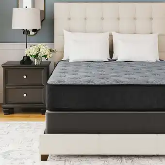 Walmart Signature Design by Ashley Comfort Plus King Mattress, Gray offer