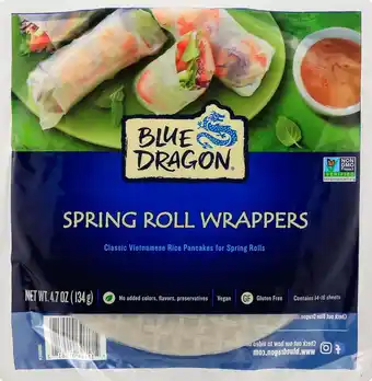 Walmart Blue Dragon Spring Roll Wrappers, 4.7 oz, Pack of 12 offer