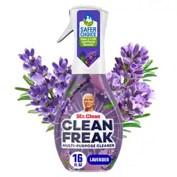 Walmart Mr. Clean Clean Freak All Purpose Cleaner Spray, Multi-Surface Cleaning, Lavender, 16 fl oz offer