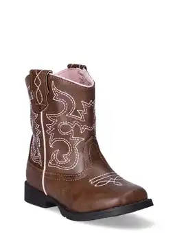 Walmart Wonder Nation Toddler & Big Girls Western Cowgirl Boot offer