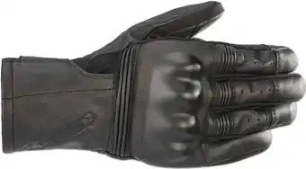 Walmart Alpinestars Gareth Mens Leather Motorcycle Gloves Black 3XL offer