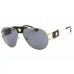 Walmart Versace Dark Grey Pilot Men's Sunglasses VE2252 100287 63 offer