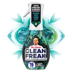 Walmart Mr. Clean Clean Freak All Purpose Cleaner Spray, Multi-Surface Cleaning, Unstopables Scent, 16 fl oz offer