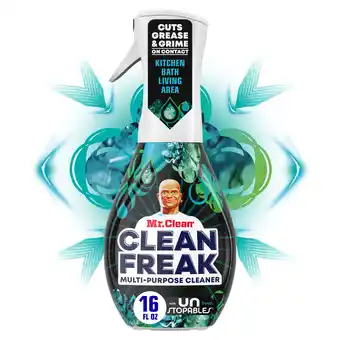 Walmart Mr. Clean Clean Freak All Purpose Cleaner Spray, Multi-Surface Cleaning, Unstopables Scent, 16 fl oz offer