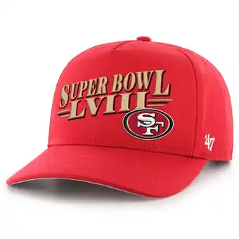 Walmart Men's '47 Scarlet San Francisco 49ers Super Bowl LVIII Hitch Adjustable Hat offer