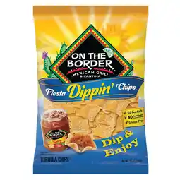 Walmart On The Border Fiesta Dippin' Tortilla Chips, Gluten-Free, 12 oz Bag offer