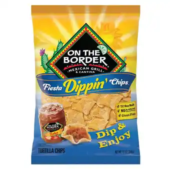 Walmart On The Border Fiesta Dippin' Tortilla Chips, Gluten-Free, 12 oz Bag offer