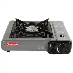 Walmart Coleman Tabletop Portable Butane Gas Camping Stove, 1 Burner, Gray offer