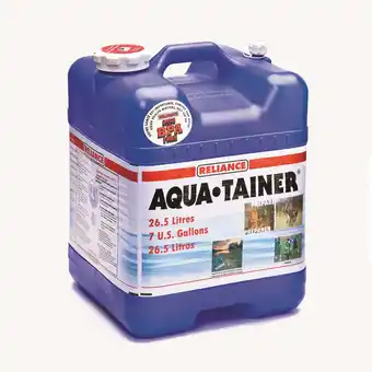 Walmart Reliance Aqua-Tainer Water Container 7 Gallon offer