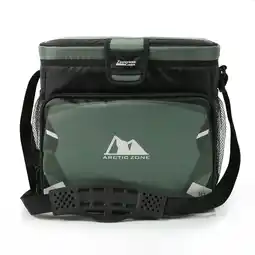 Walmart Arctic Zone Zipperless 16 Cans Soft Sided Cooler with Hard Liner, Sea Foam Green offer