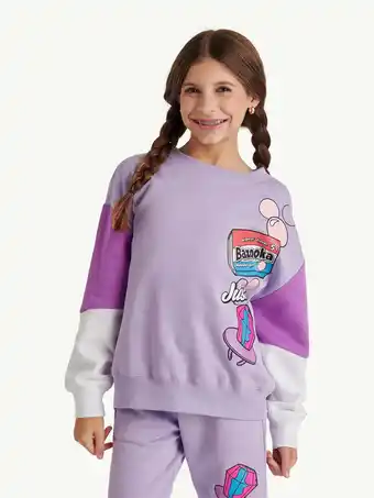 Walmart Justice Girls Ring Pop/Bazooka Collab Crew, Sizes XS-XLP offer