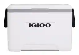 Walmart Igloo 25 QT Marine Hard Sided Cooler, White offer